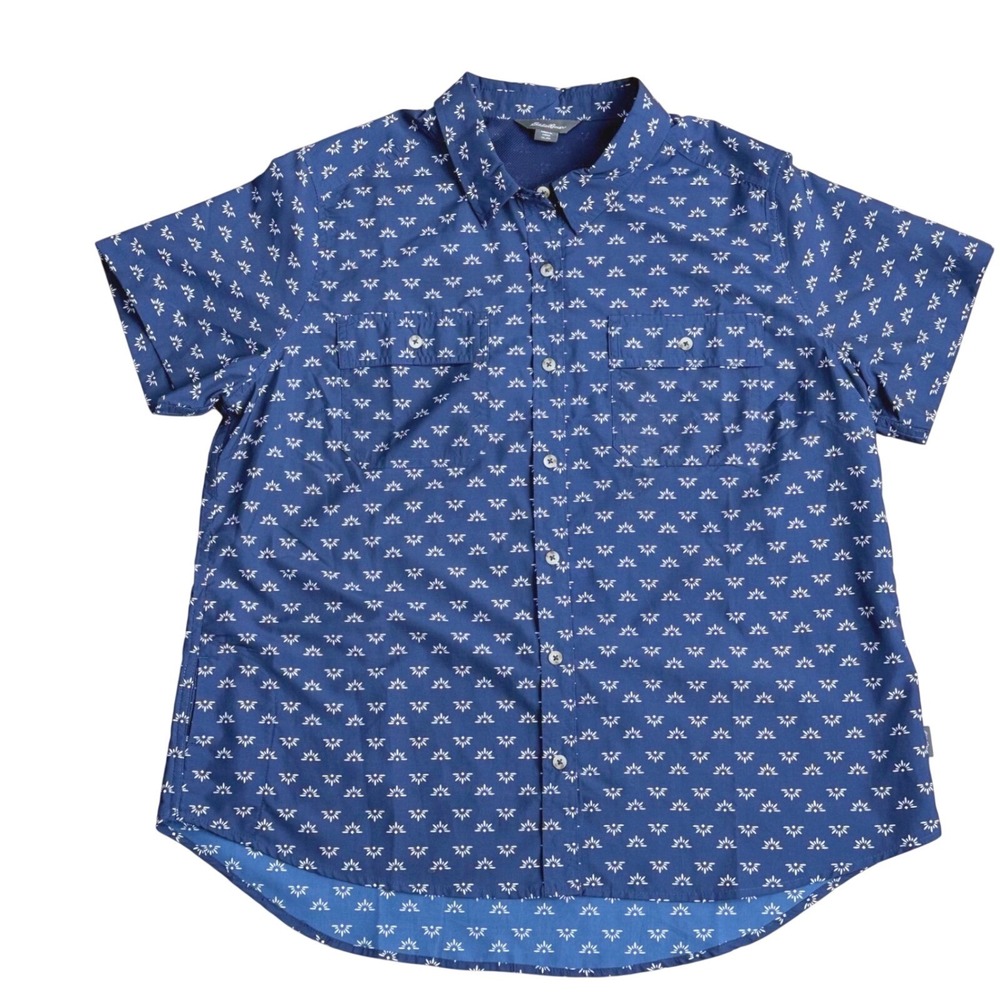 Eddie Bauer "Adventure Shirt" Womens XL Sporty Outdoor Casual Performance Blend